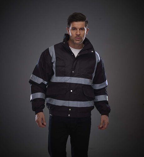 Giacca bomber alta visibilità