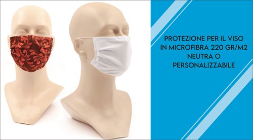 Mascherina in microfibra