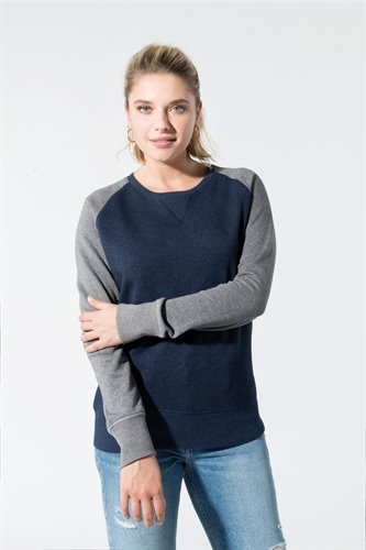 Felpa girocollo manica uomo