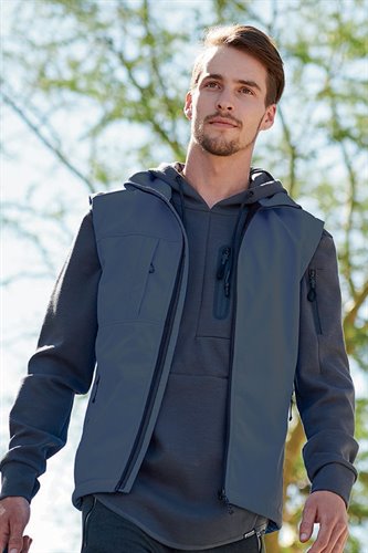 Gilet softshell tre strati